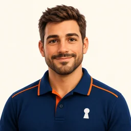 Avatar ilustrado de CerraNexo con uniforme azul y naranja